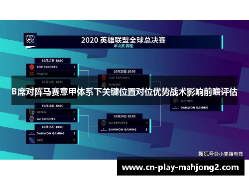 B席对阵马赛意甲体系下关键位置对位优势战术影响前瞻评估